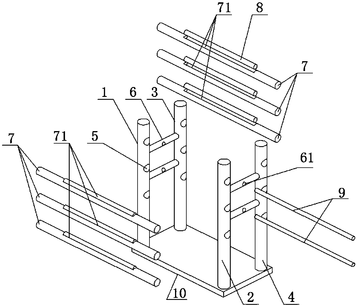 Air-curing device for silk canvas