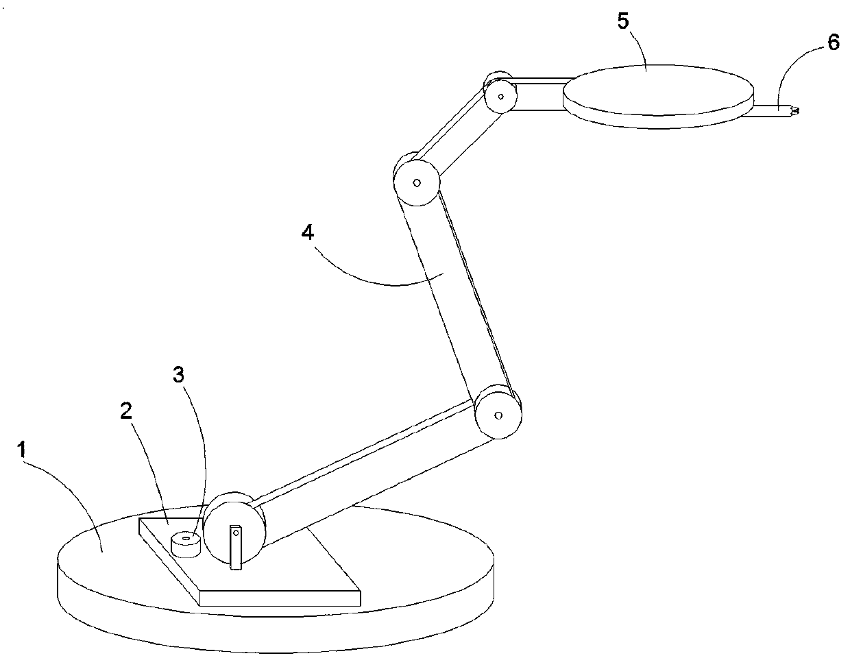 Mechanical arm for ophthalmic surgery training