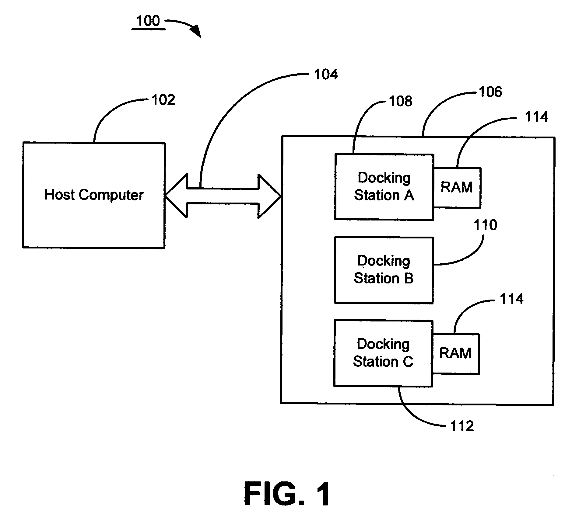 Virtual interchangeable storage device