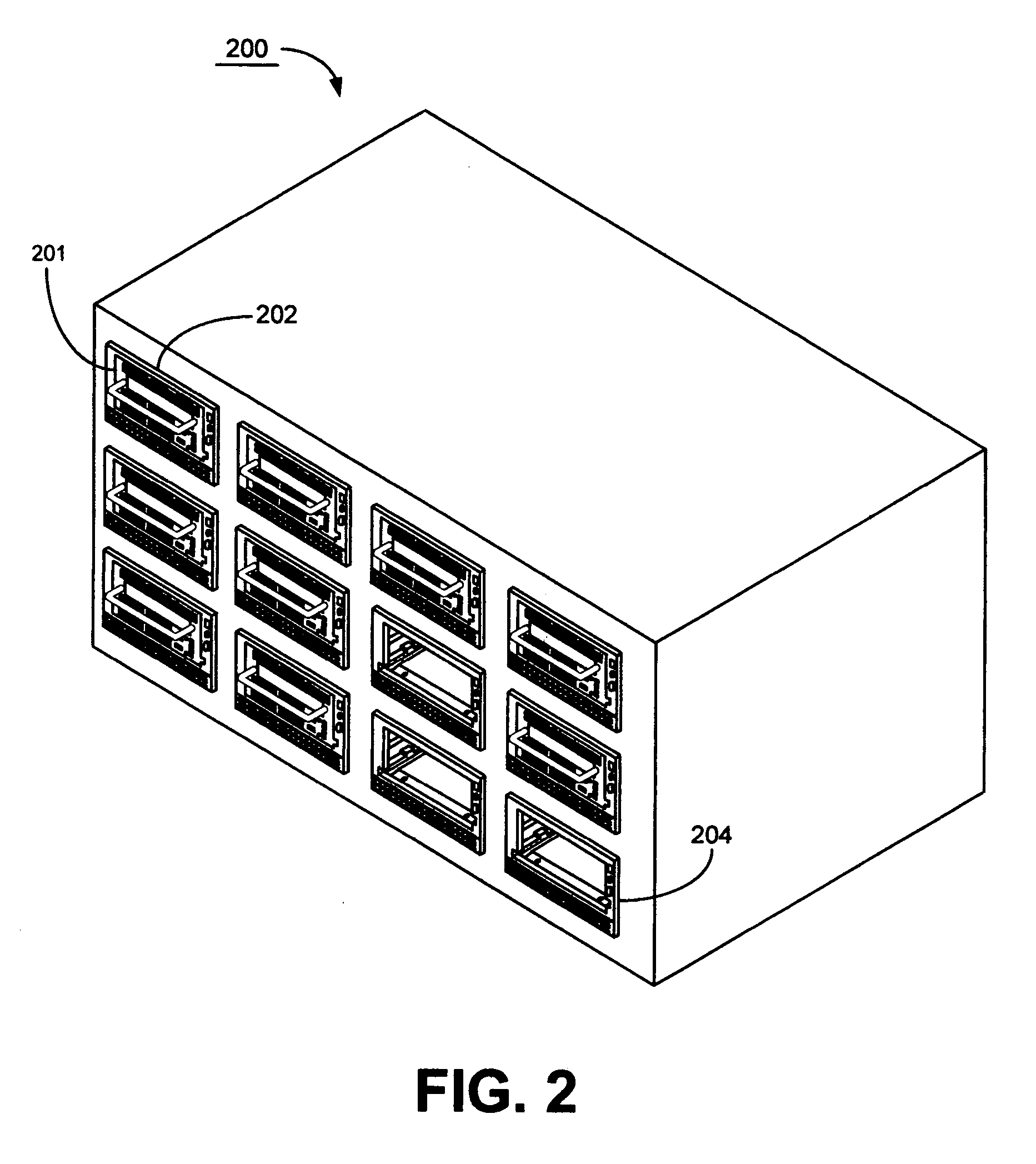 Virtual interchangeable storage device