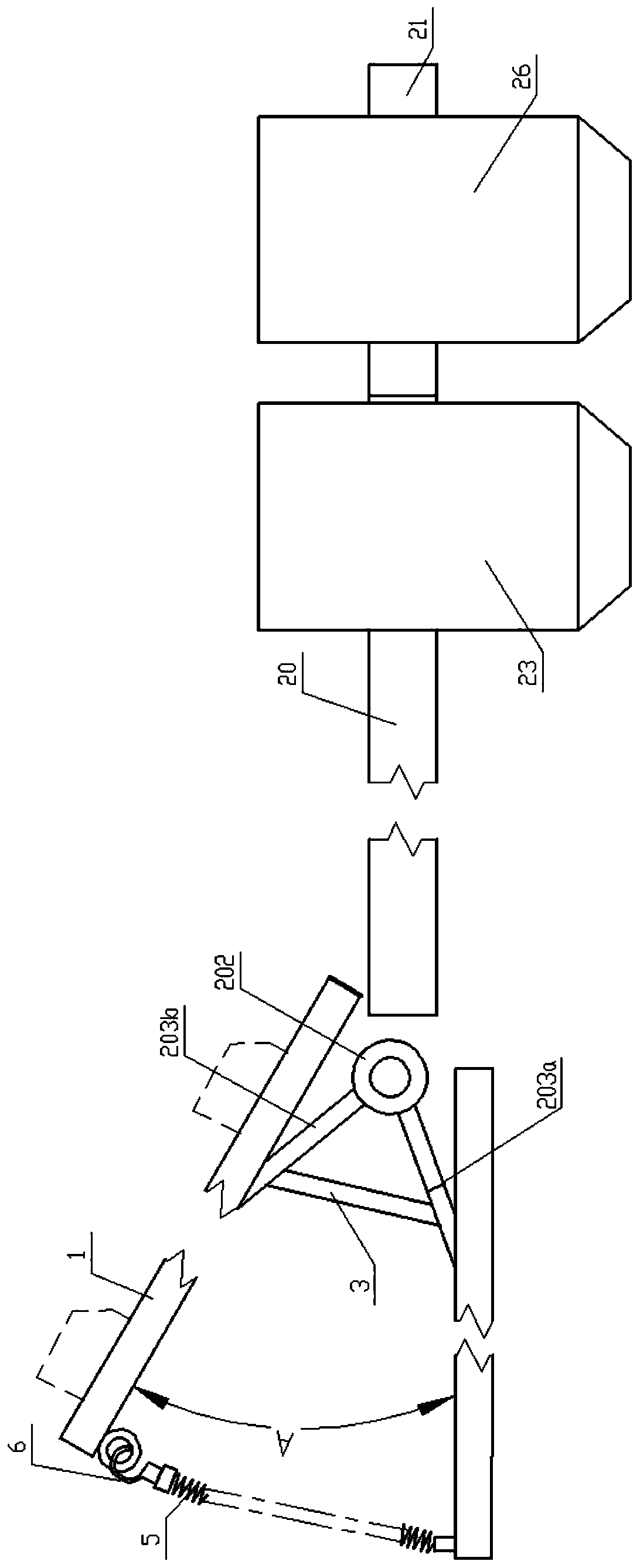 A kind of logistics conveying separation system