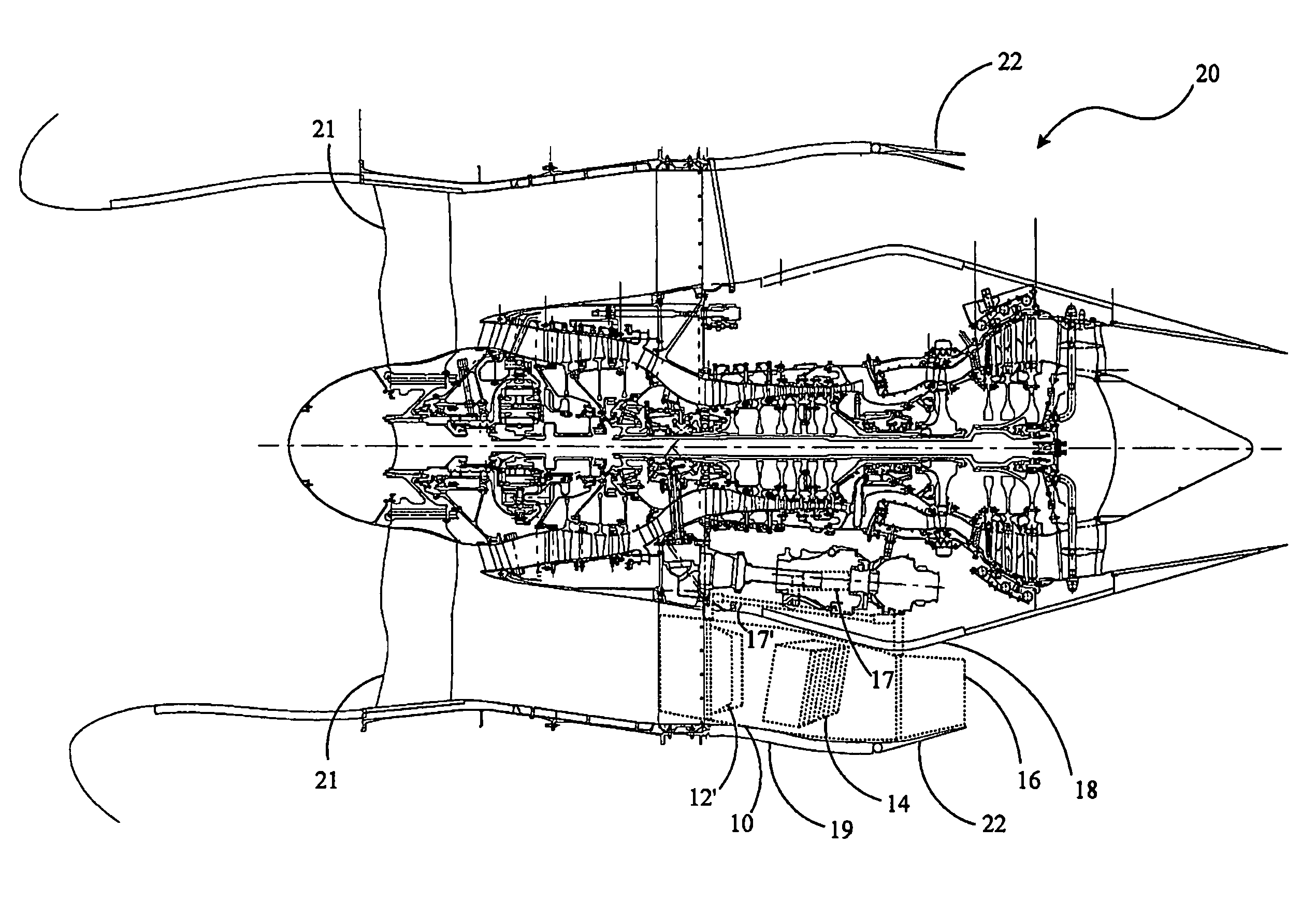 Cooling exchanger duct