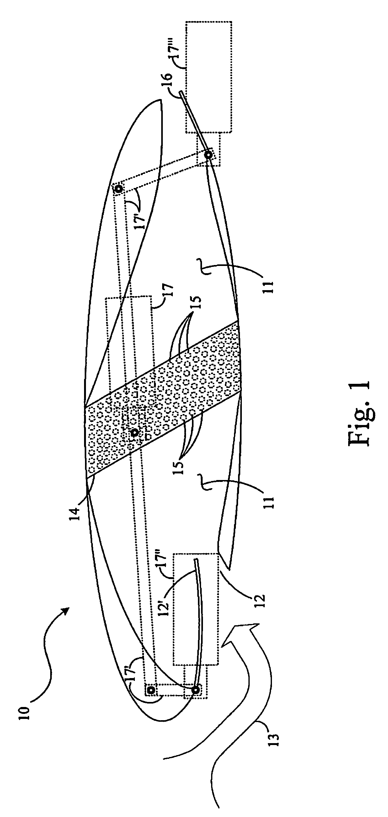 Cooling exchanger duct