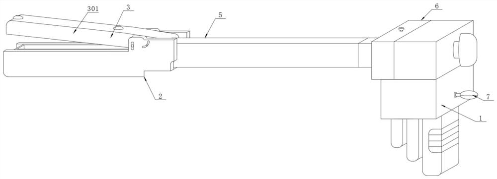 A surgical cutting stapler with rigid components