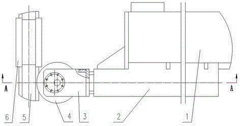 A horizontal wheel anti-gnawing rail device of a two-force rod system