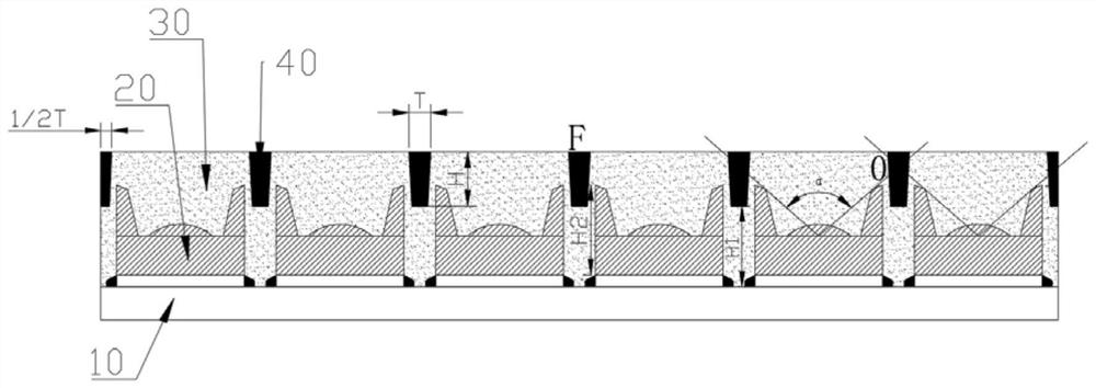 Novel LED display screen packaging structure