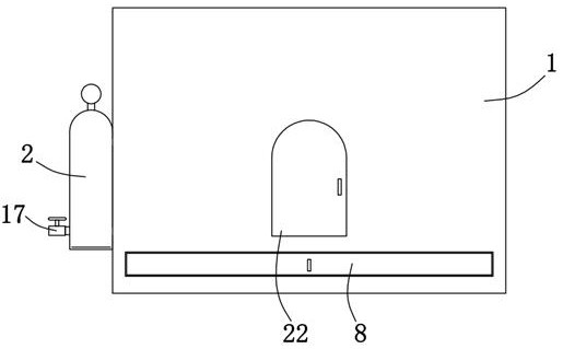 Feeding box for low-temperature environment animal motion experiment