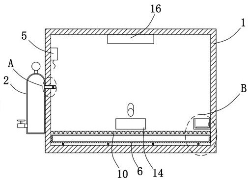 Feeding box for low-temperature environment animal motion experiment