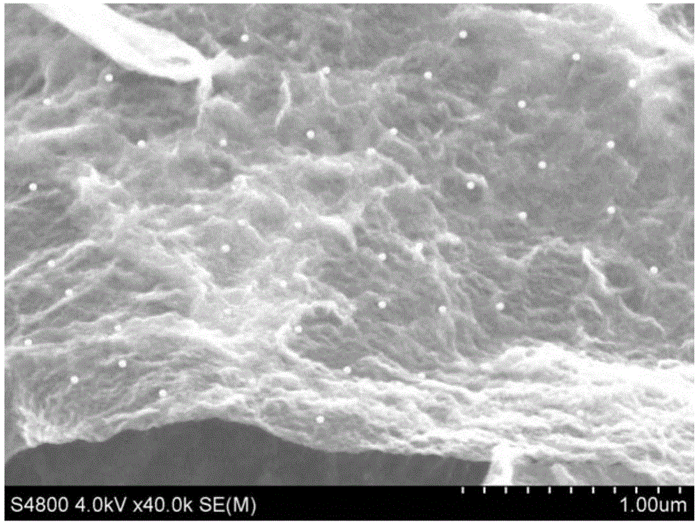 Preparation method for silver-loaded N-doped graphene, and application of silver-loaded N-doped graphene in metal-air battery catalyst