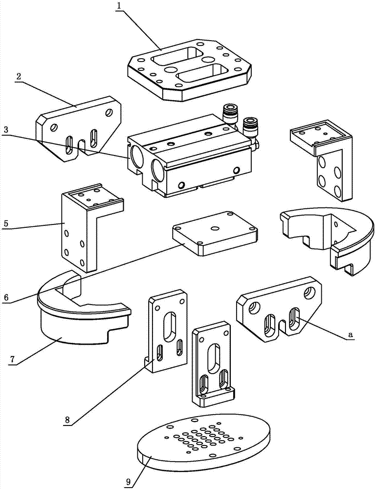 Grinding and polishing clamp for oval workpiece