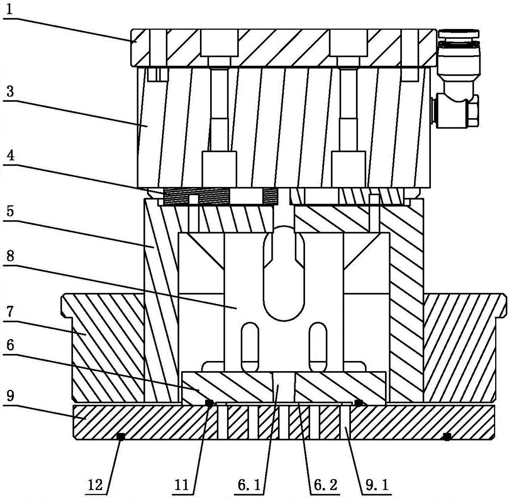 Grinding and polishing clamp for oval workpiece