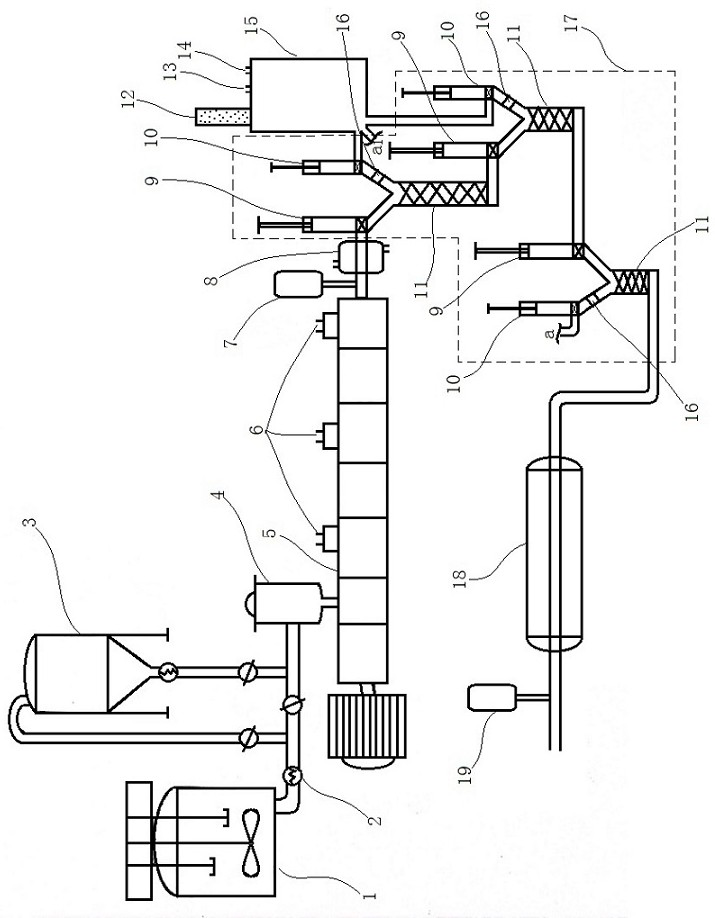 Continuous automatic production system and method for component B of two-component silicone adhesive