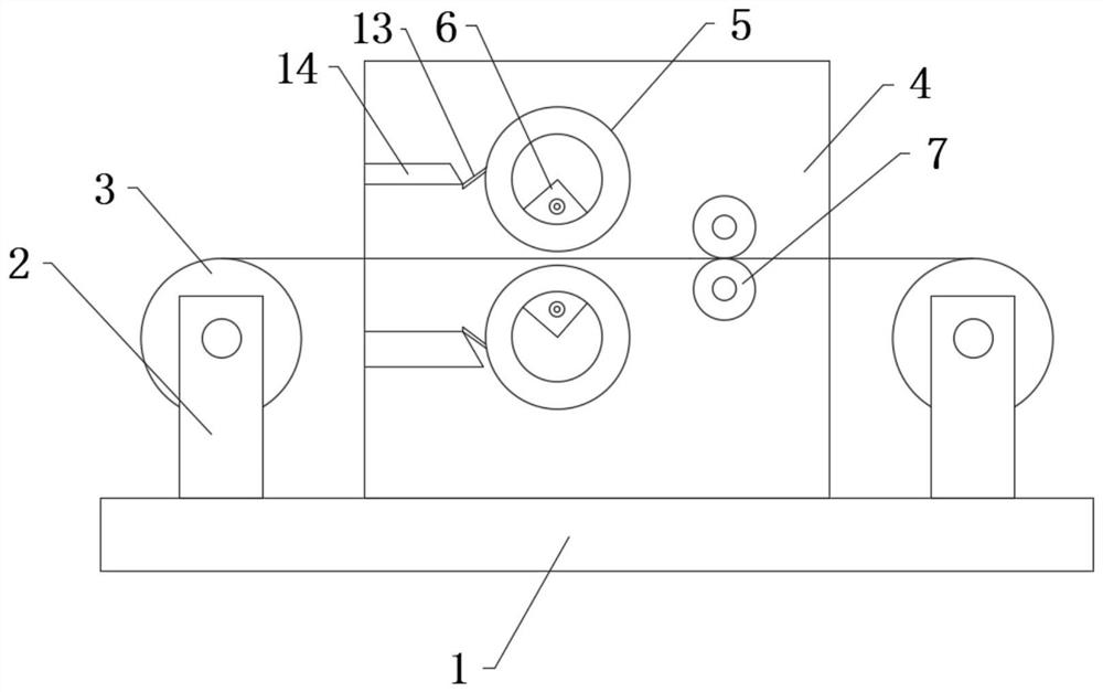 Auxiliary device applied to silk drawing