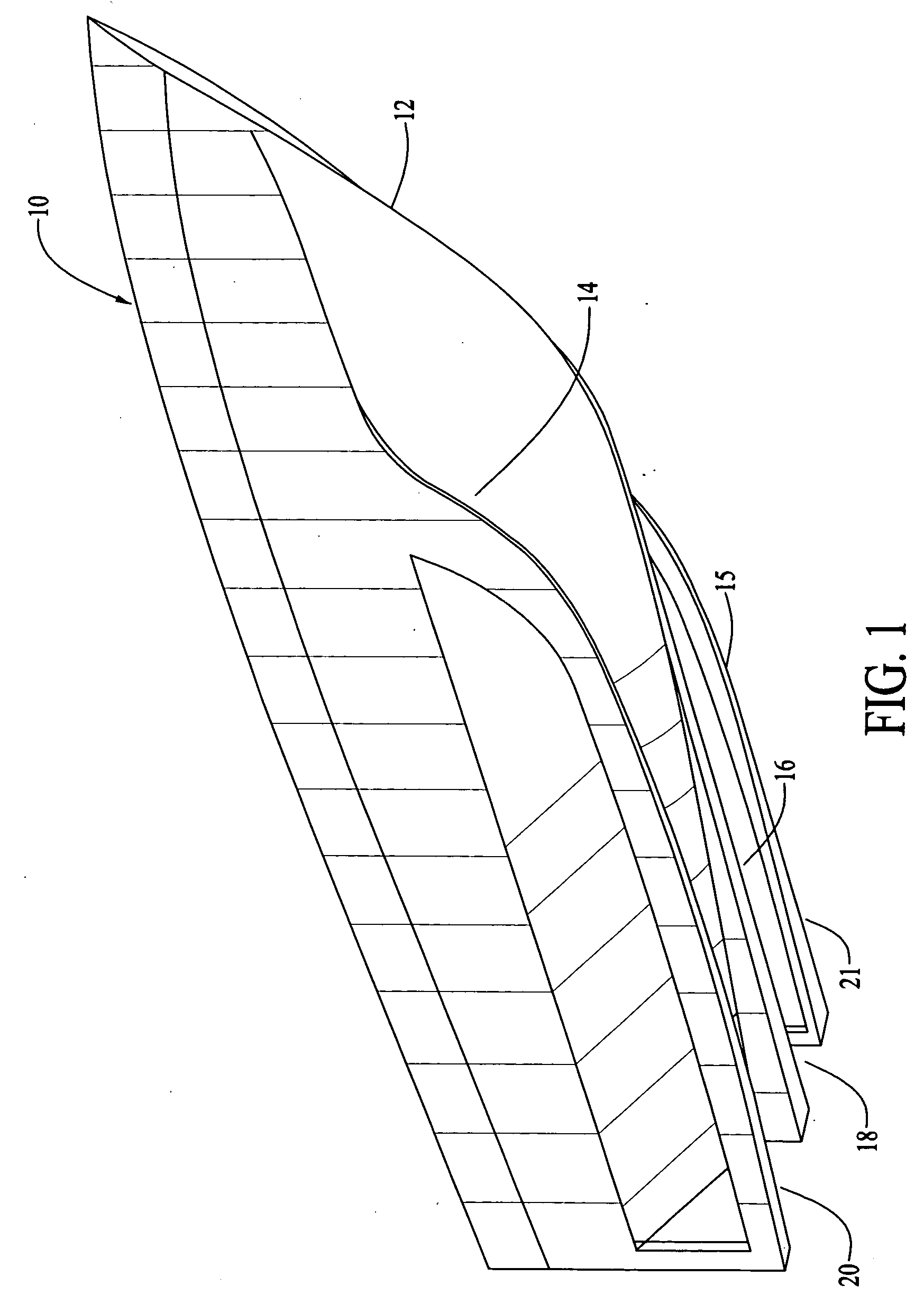 Ported tri-hull boat