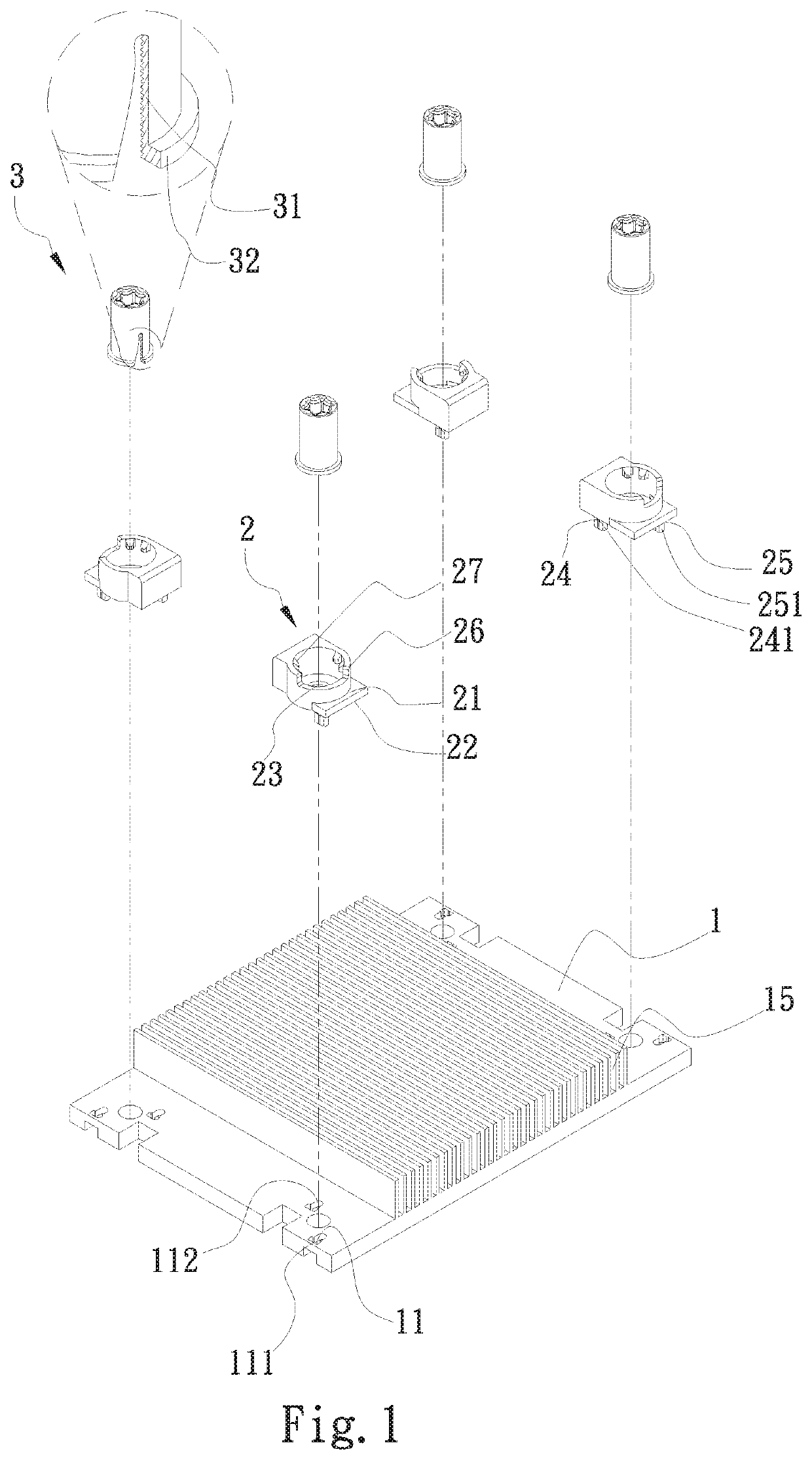 Locating unit with base seat locating structure