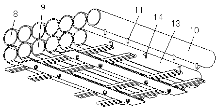 A flat-stayed cable bridge with tubular deck