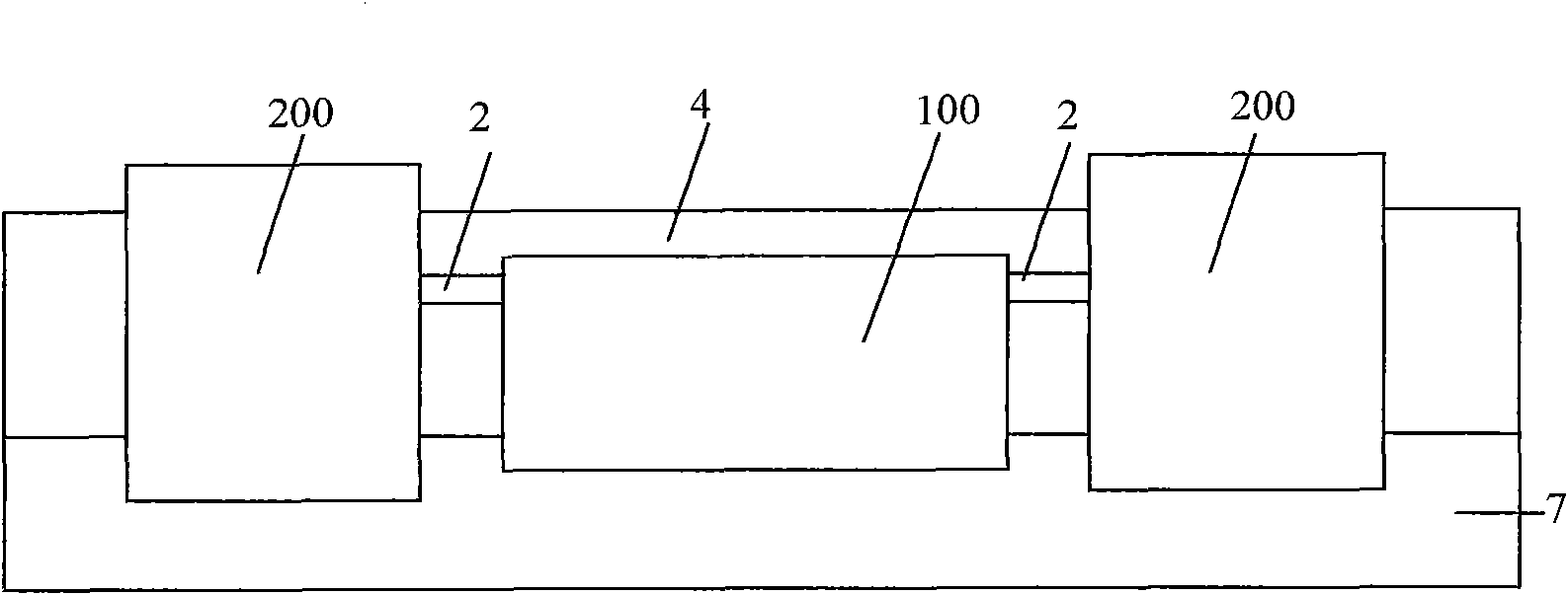 Nonvolatile semiconductor photorefractive memory structure