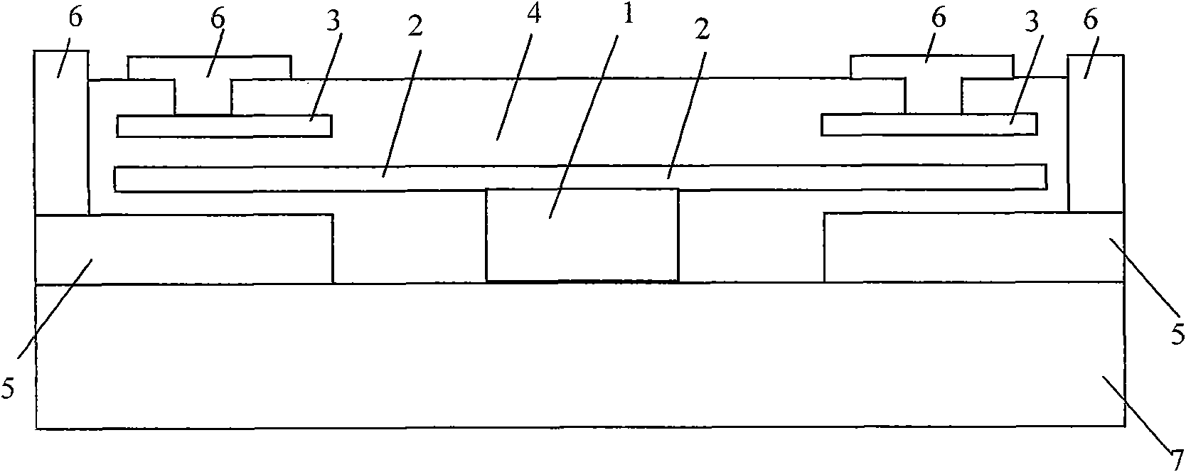 Nonvolatile semiconductor photorefractive memory structure