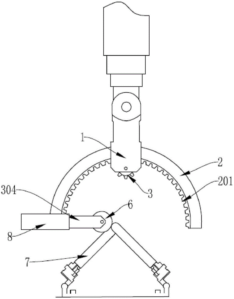 Compact-structure multifunctional robot