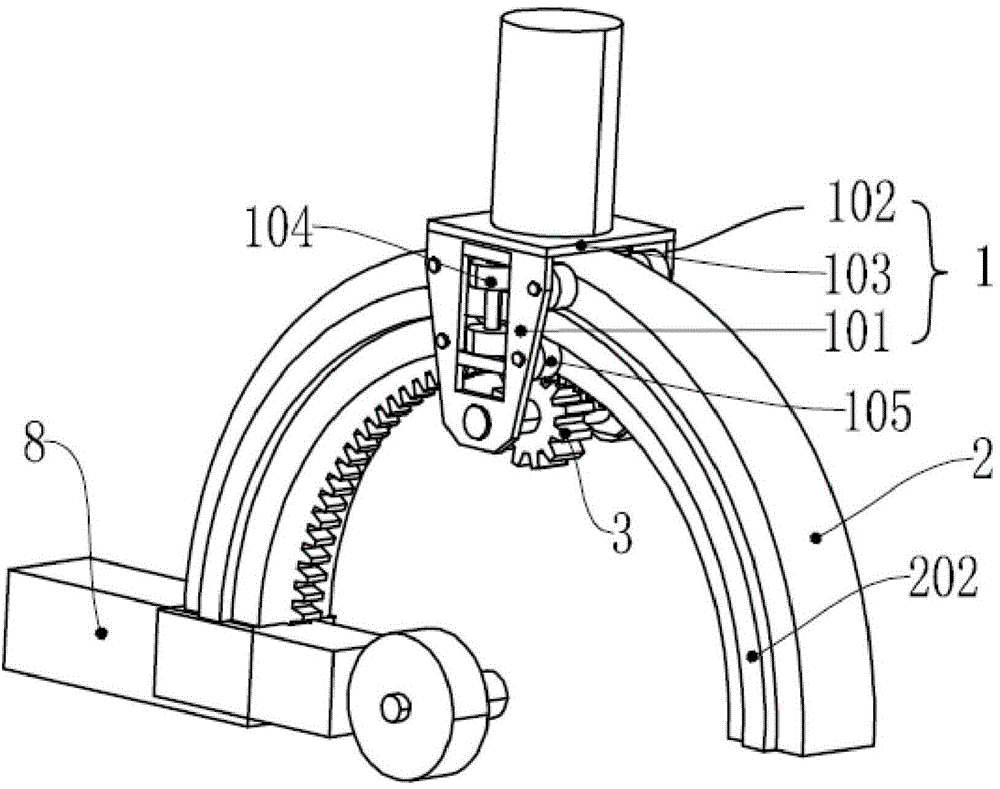 Compact-structure multifunctional robot