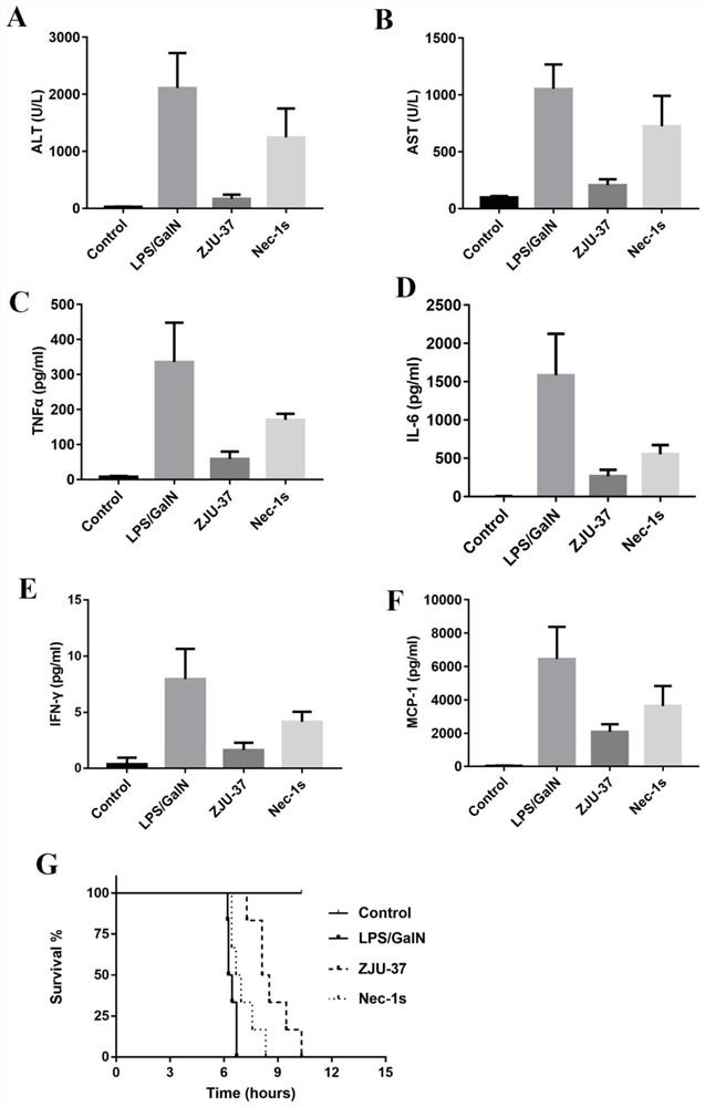 Application of compound ZJU-37 in preparation of medicines for preventing and/or treating liver diseases