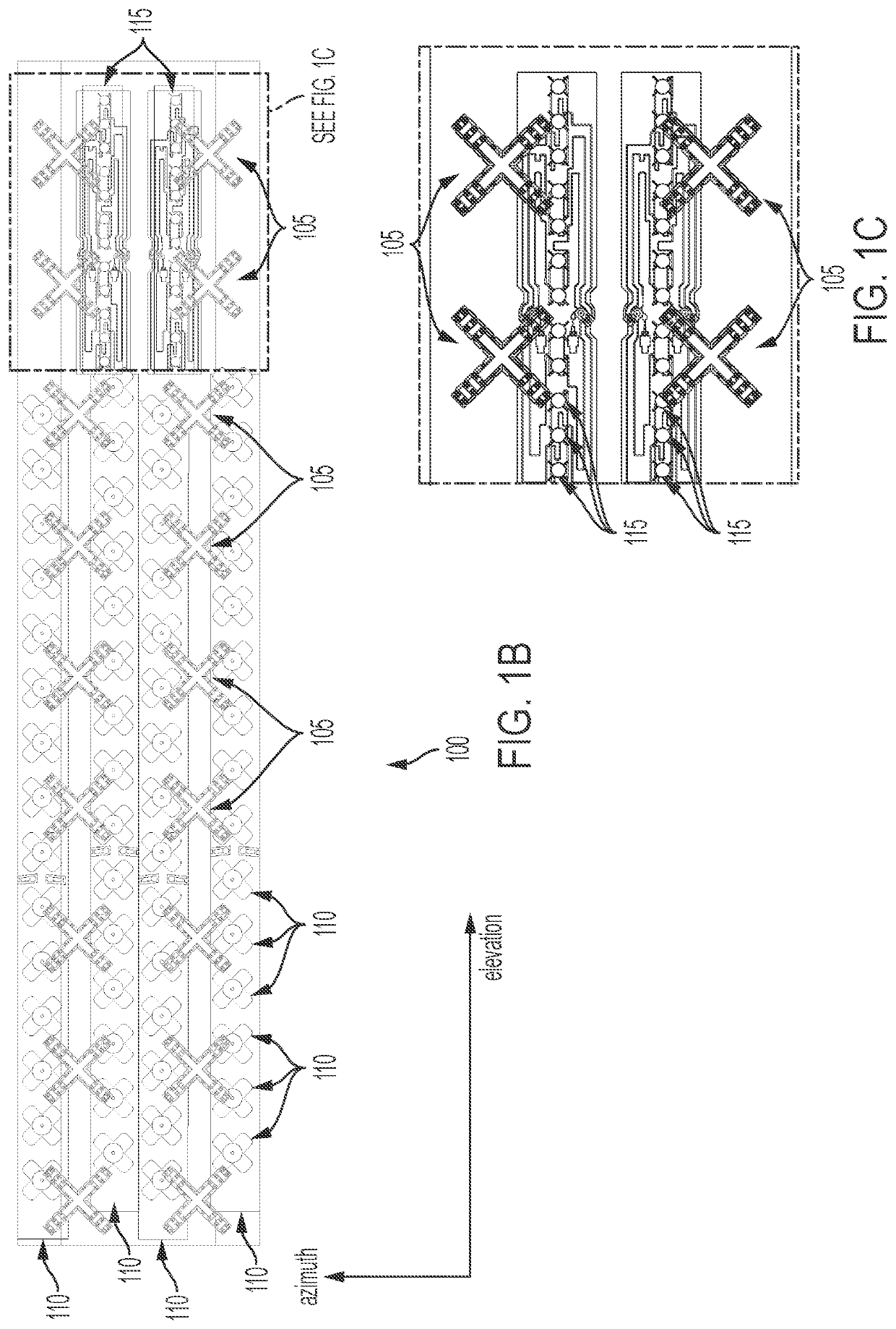 Antenna Radiator with Pre-Configured Cloaking to Enable Dense Placement of Radiators of Multiple Bands