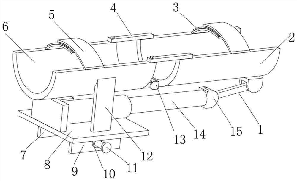 Limb fixing frame used in intensive care medicine department