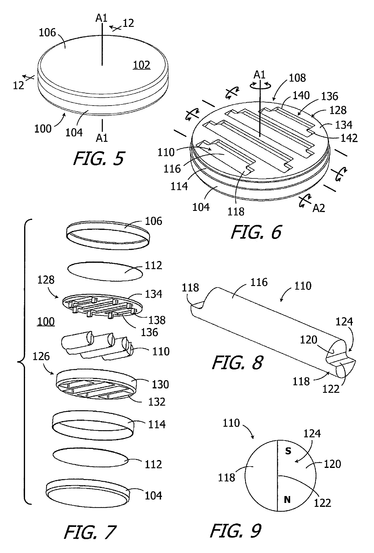 Cochlear implants having MRI-compatible magnet apparatus and associated methods