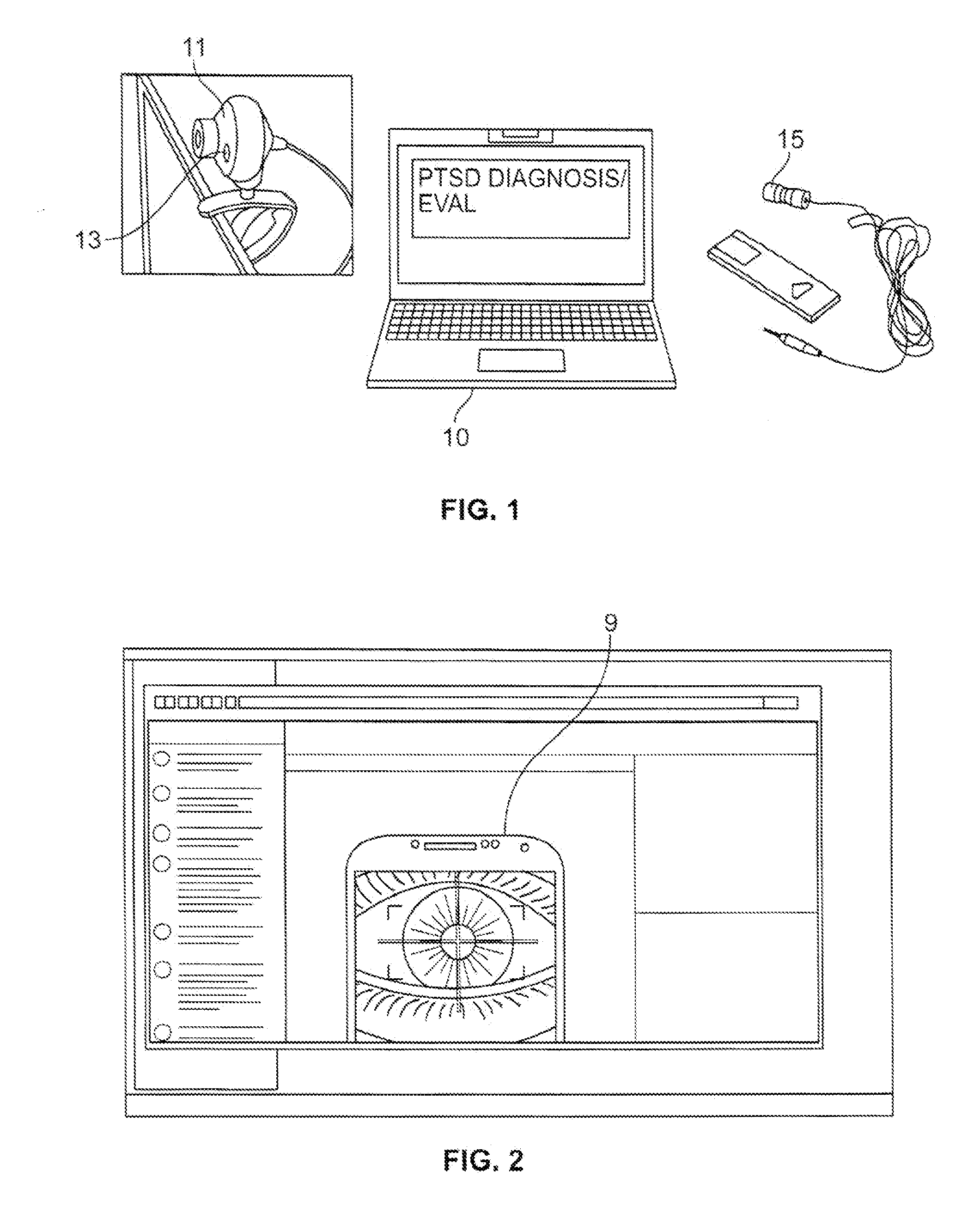 System and Method for the Biological Diagnosis of Post-Traumatic Stress Disorder: PTSD Electronic Device Application