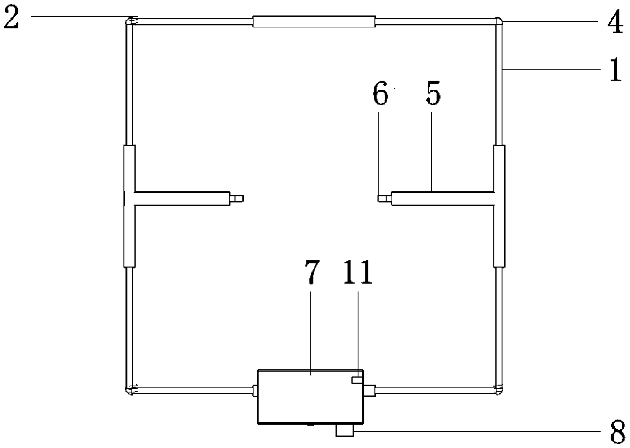 Transient electromagnetic coil leveling device suitable for field detection and its application method