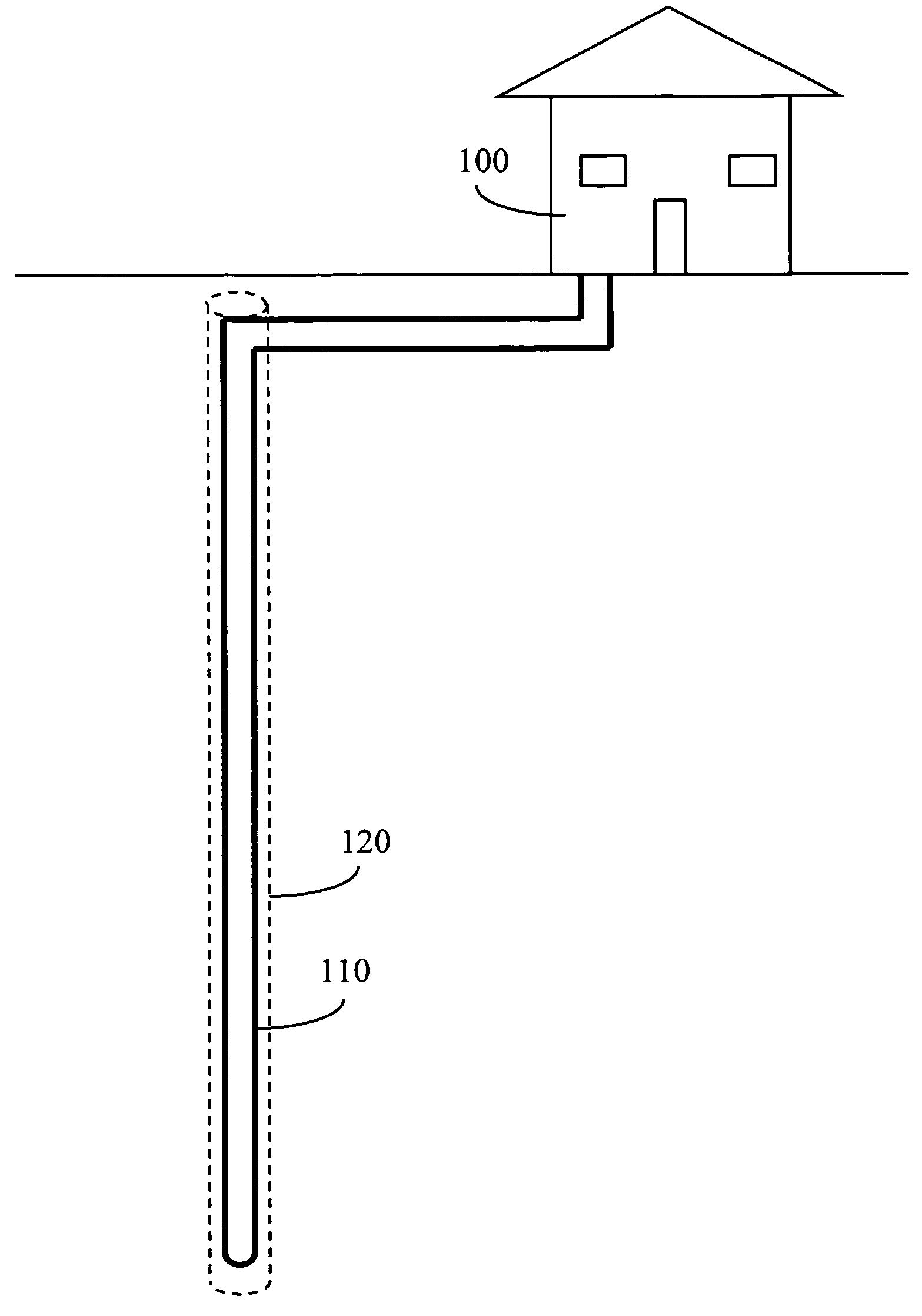 Geothermal pipe weight