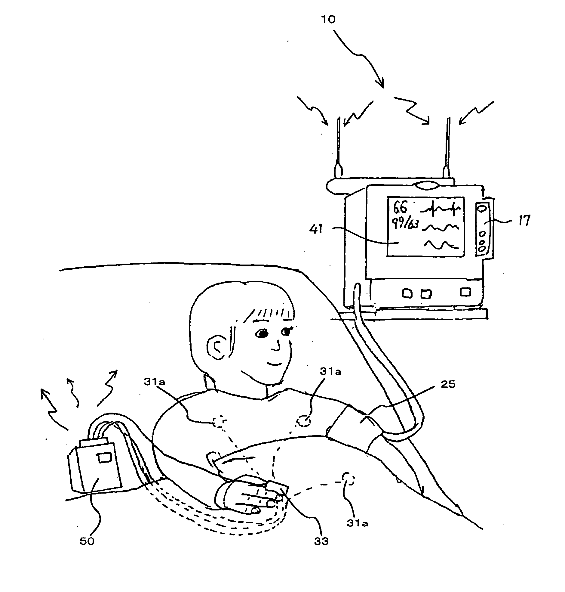 Method and apparatus for measuring blood volume, and vital sign monitor using the same