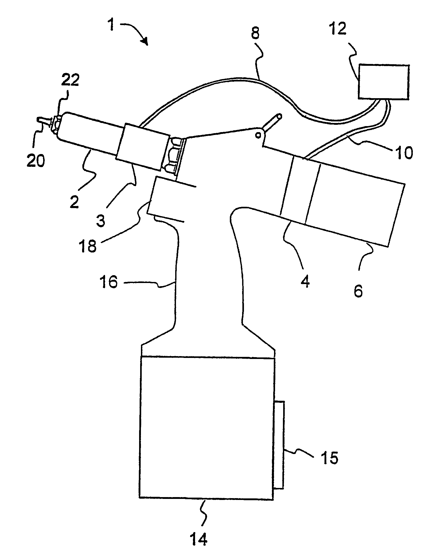 Placing tool with means for controlling placing processes