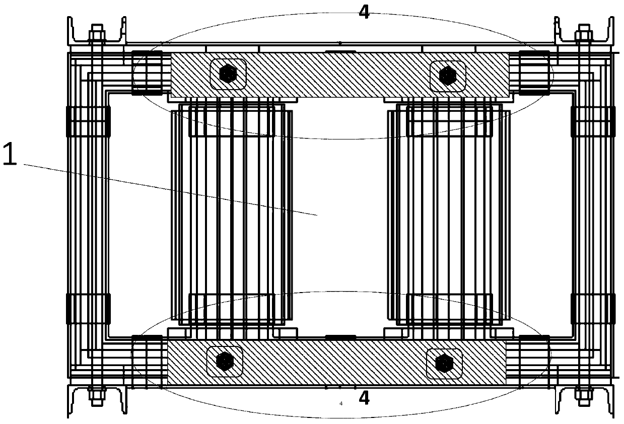 System and method for detecting magnetic properties of silicon steel sheet iron core for power transformer