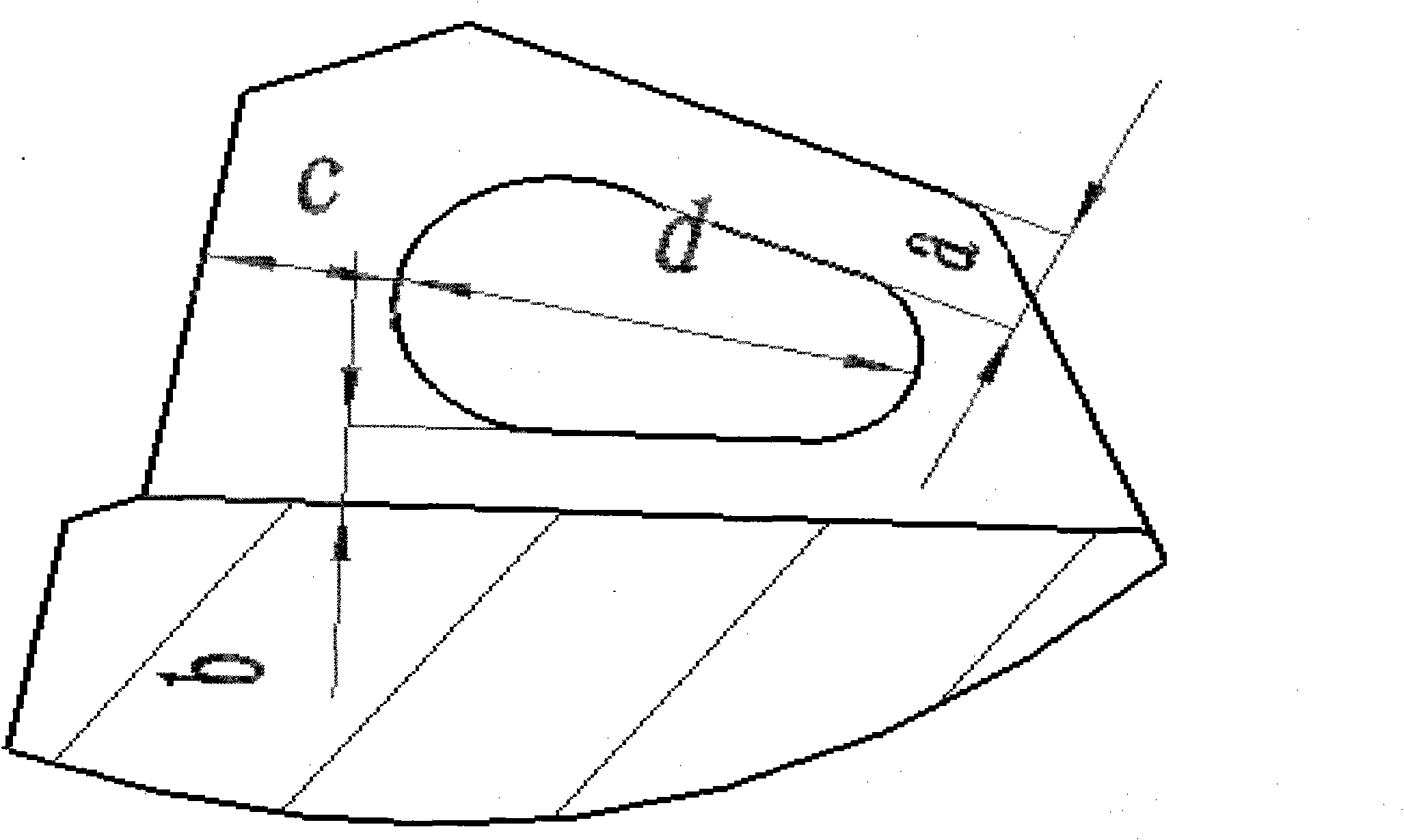 Involute straight tooth cone gear trimming method