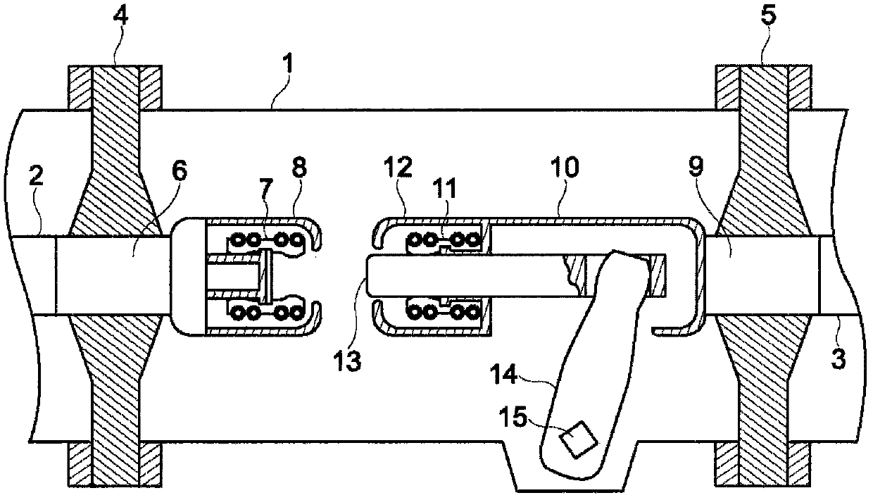 Gas-insulated switching device