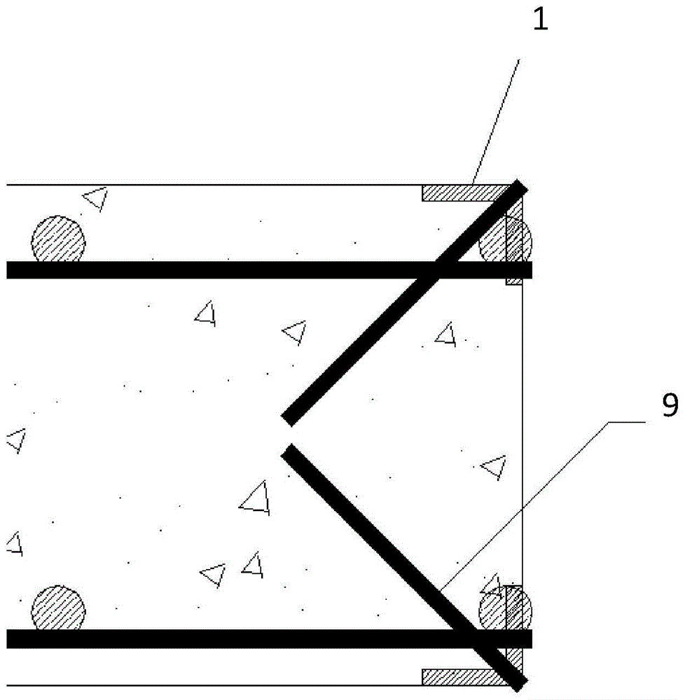 A high-strength walkway slab for temporary roads