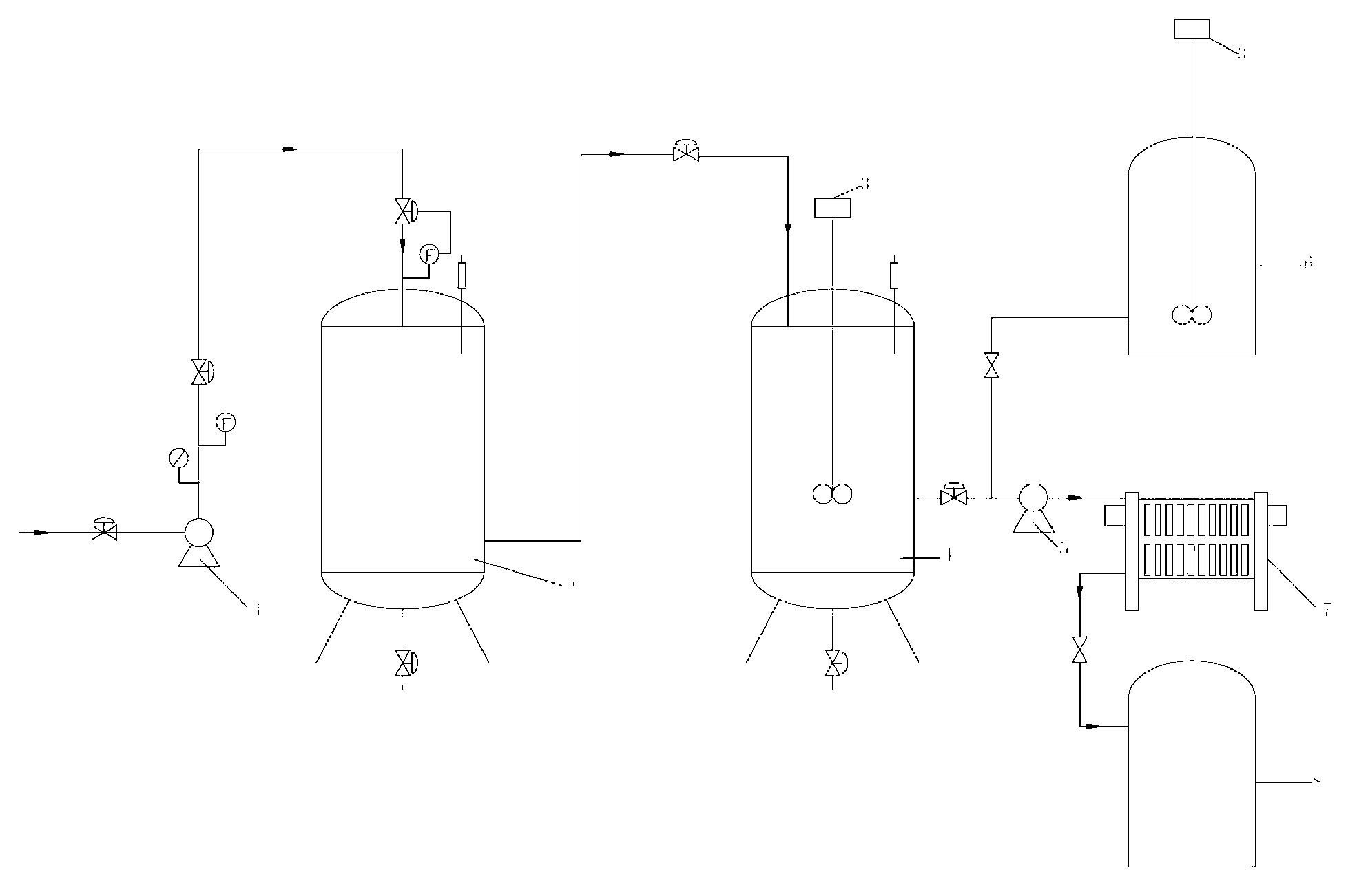 Treatment method of equilibrium adsorption seawater decalcification of plate-and-frame filter press