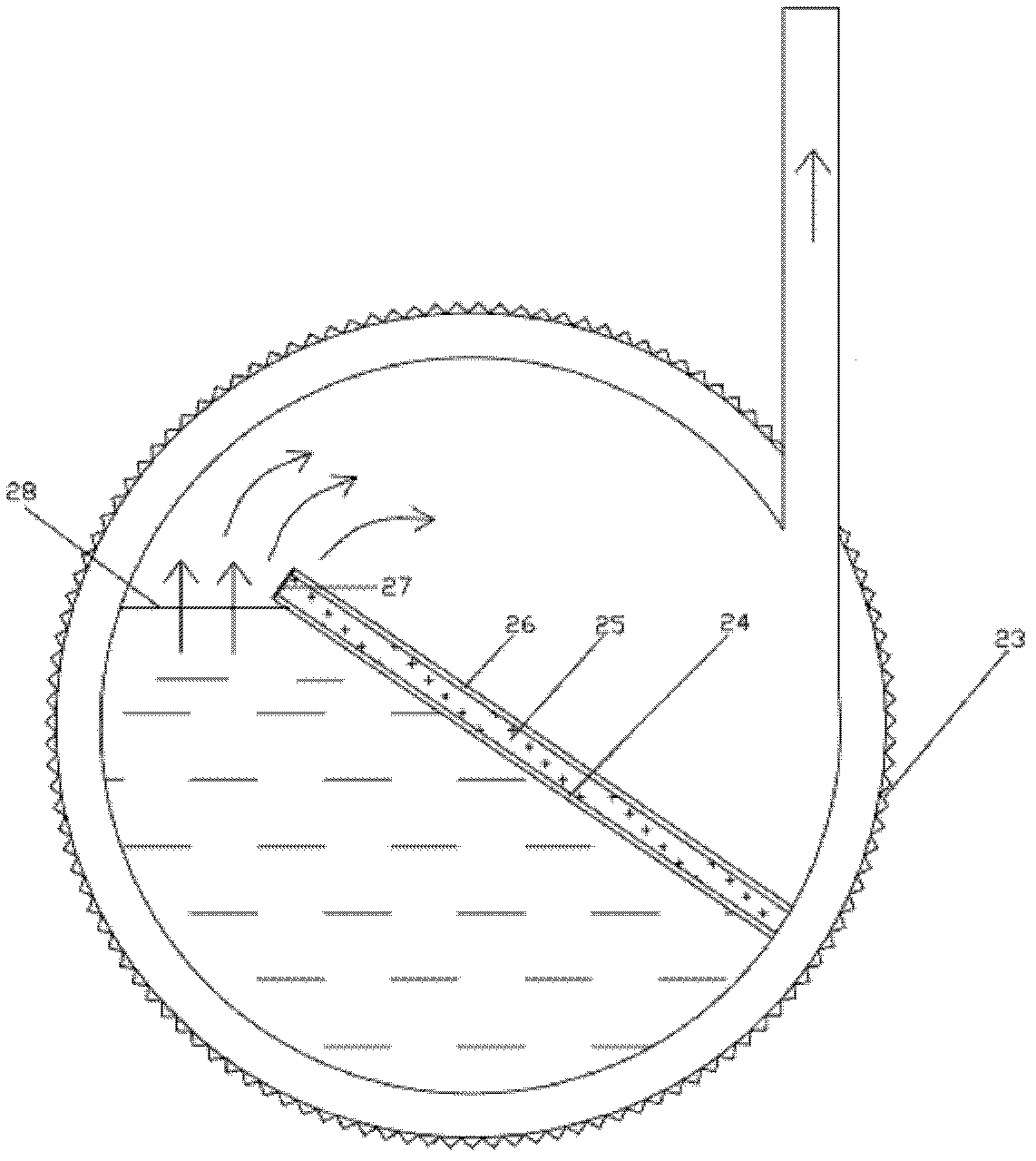 Ejection type solar seawater desalination device