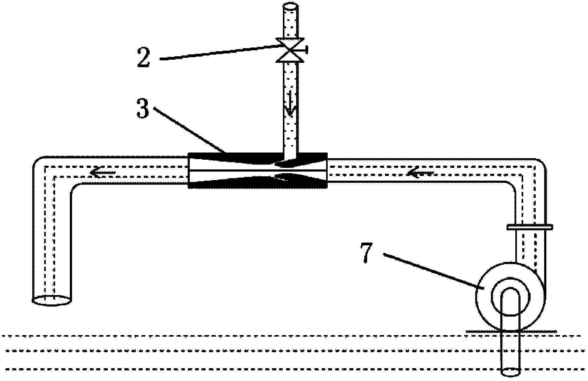 Ejection type solar seawater desalination device