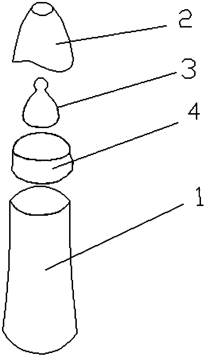 Baby milk bottle with high sealing performance