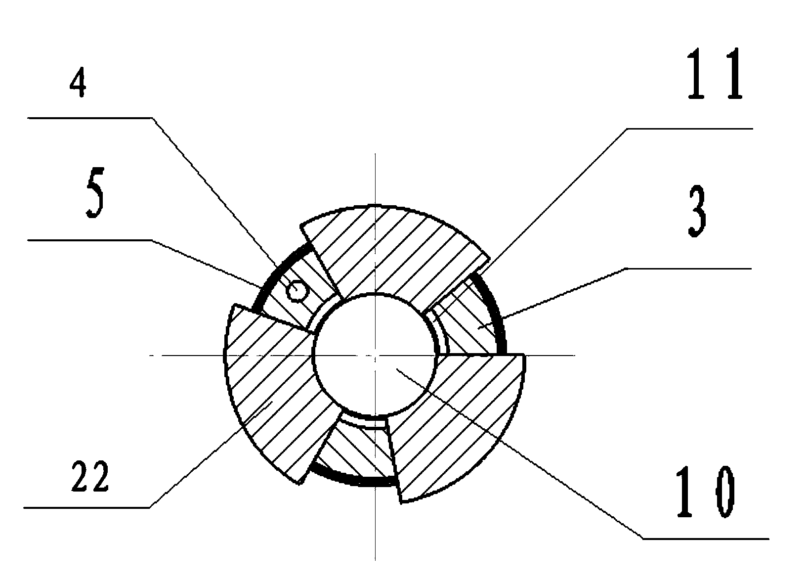 Drill bit capable of enabling well wall to be ceramic