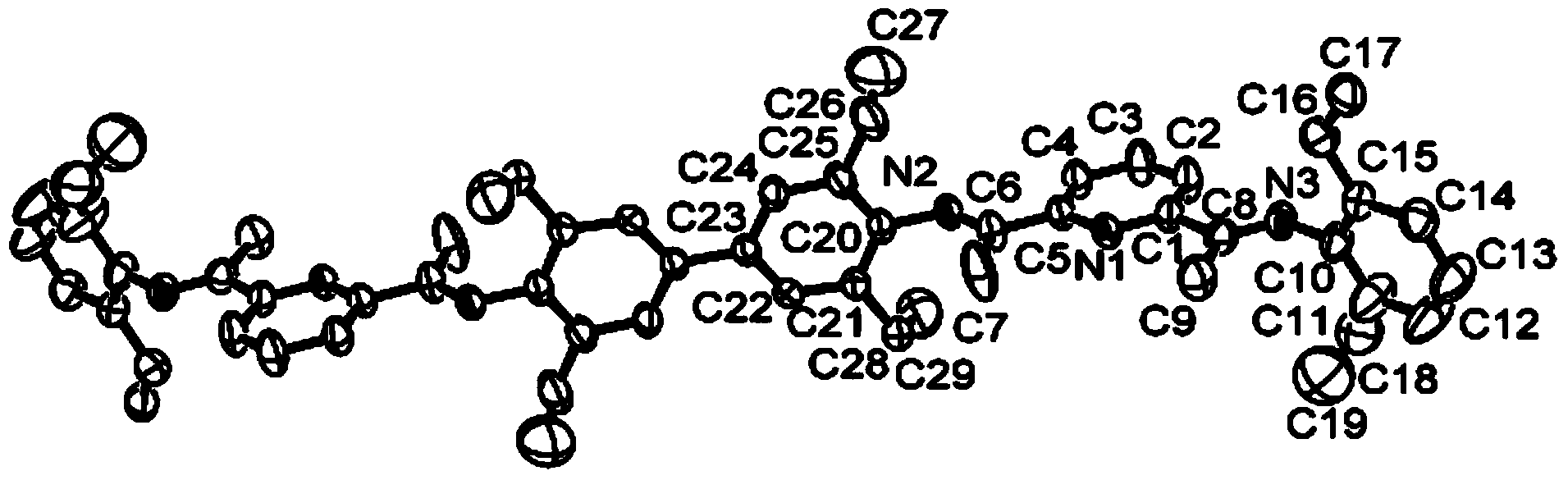 2,6-diene amine pyridine binuclear cobalt complex catalyst as well as preparation method and application thereof