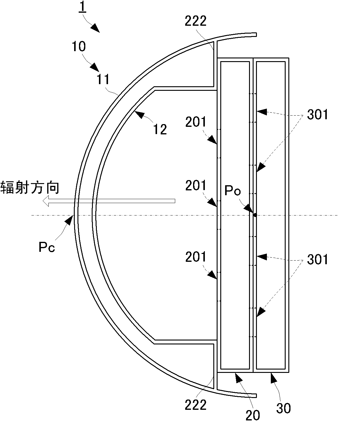 Radome, antenna device and radar apparatus