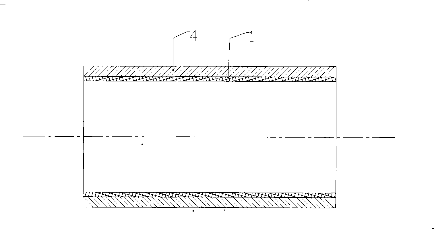 Three-layer tetrafluoroethylene resin film-wound fuel hose and manufacturing method thereof