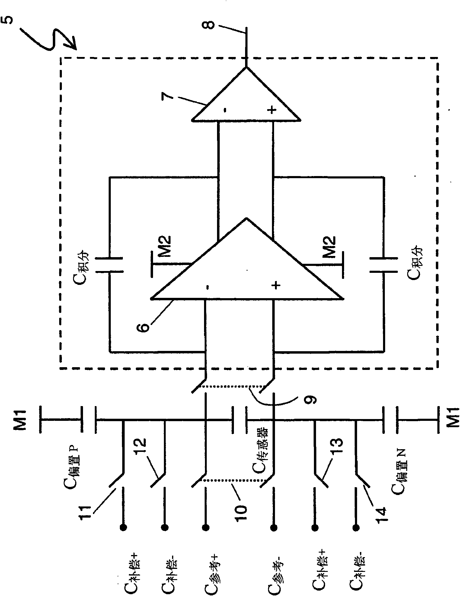 Capacitive automatic reversing device and method for operating automatic reversing device