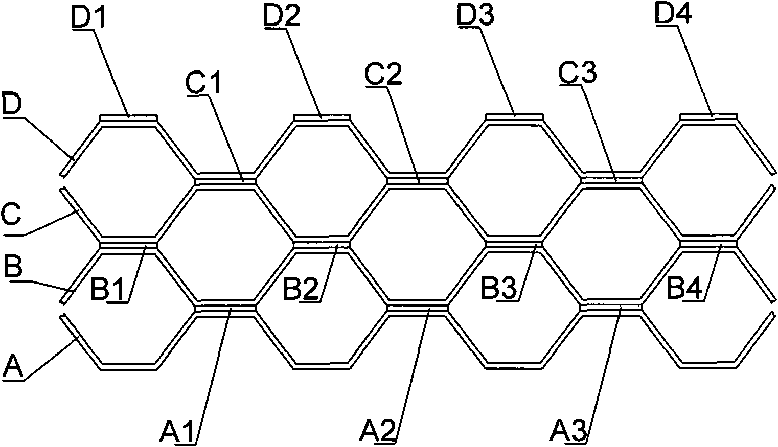 Shearing control device for foils for manufacturing microporous aluminum honeycomb material