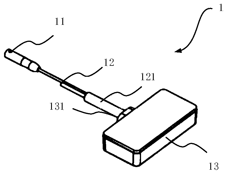 Battery state indicating terminal