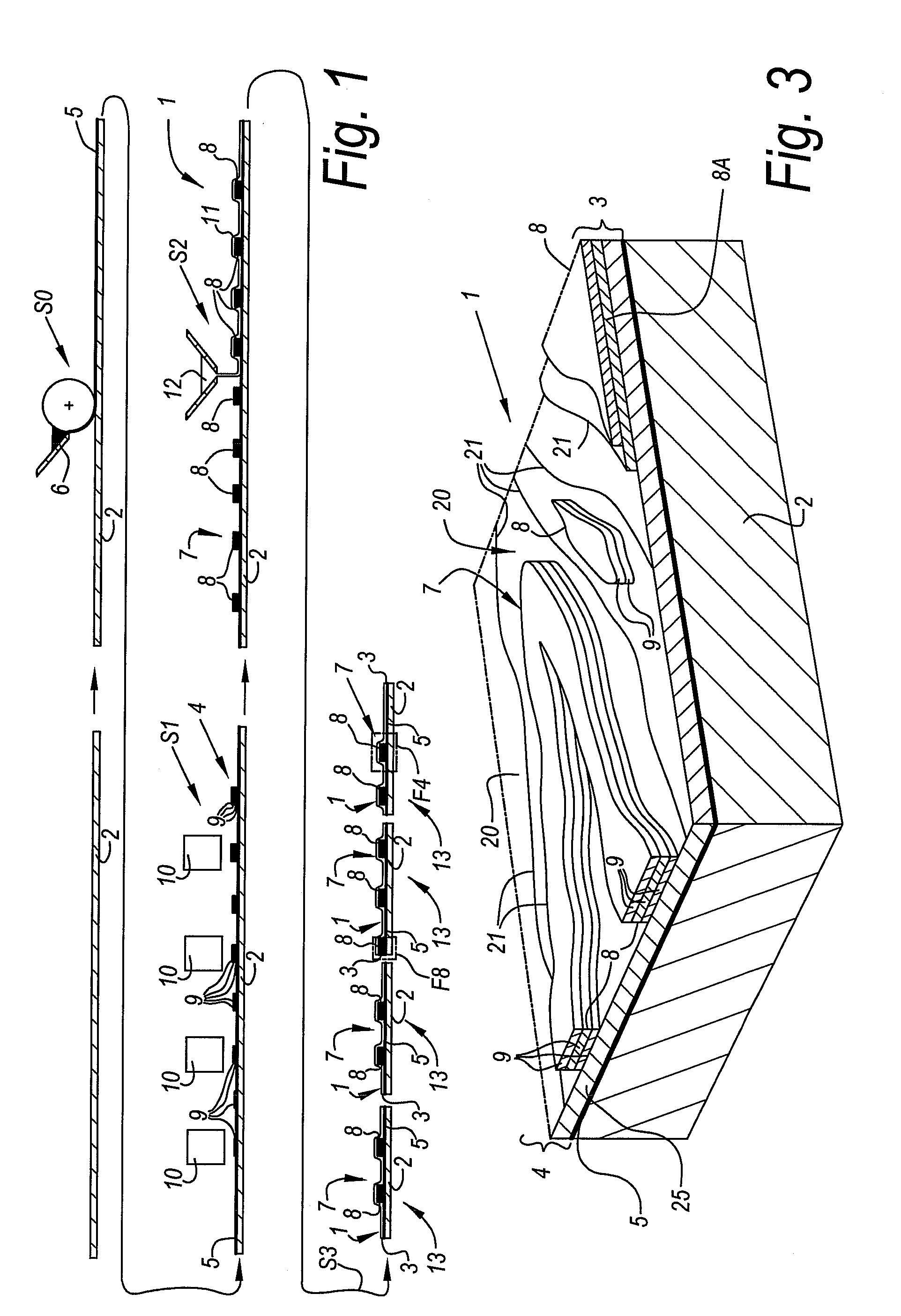 Method for manufacturing coated panels and coated panel