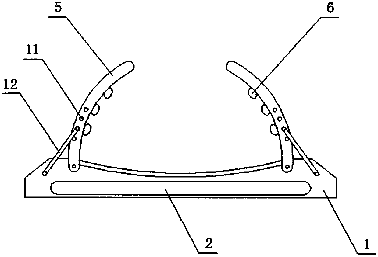 Head fixing device used for surgical nursing